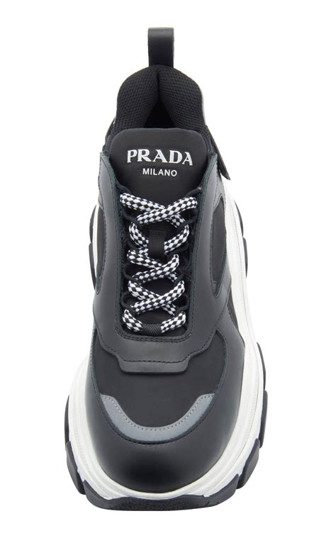 chunky prada sneakers.